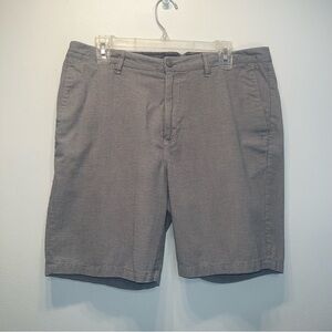 VANS Classic California Style CASUAL SHORTS Mens 34 Light/Dark Gray Stripes